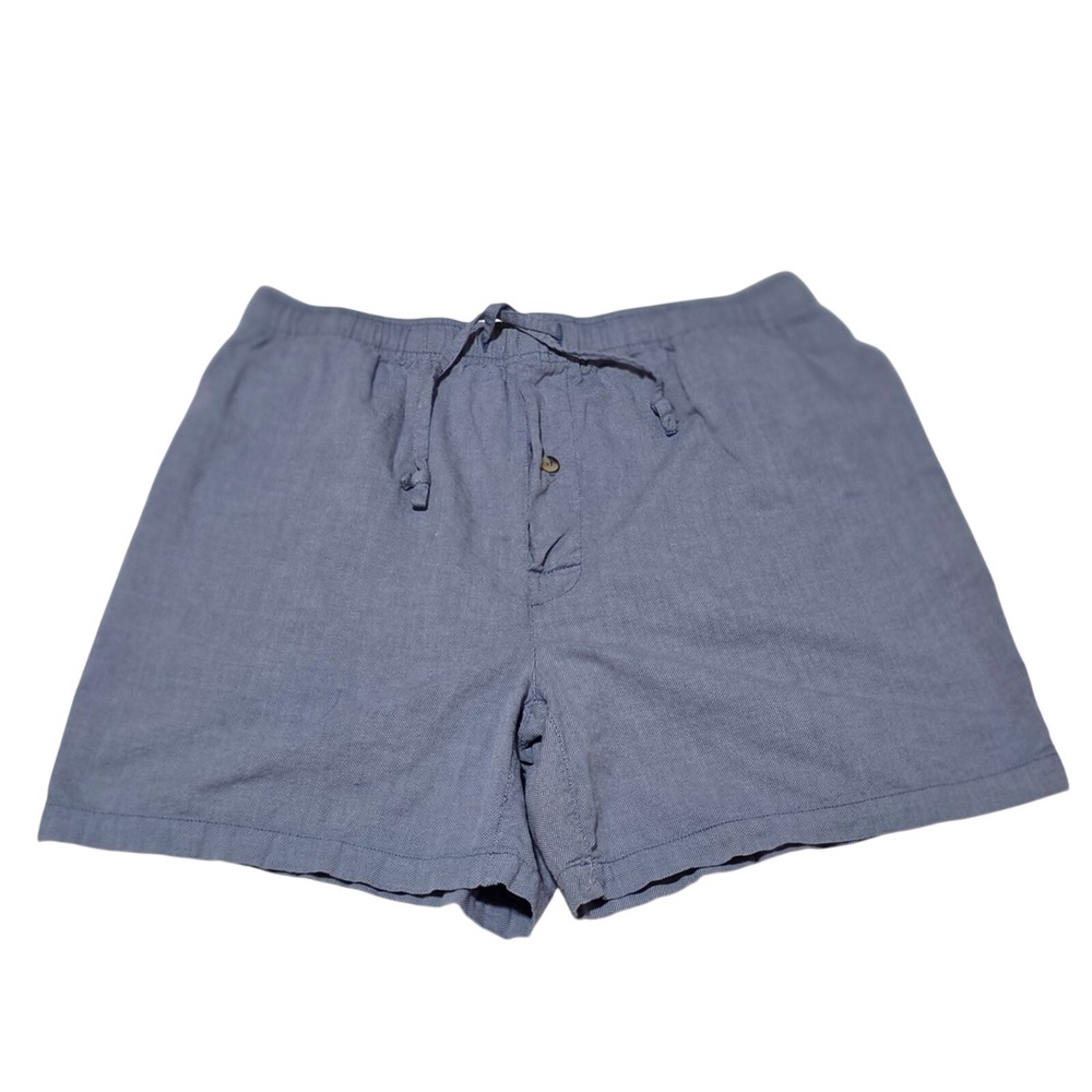 Weatherproof Shorts, Men's Size Medium, Grey Vintage Regular Fit Tie Waist